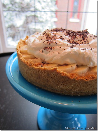 Finished Banoffee pie